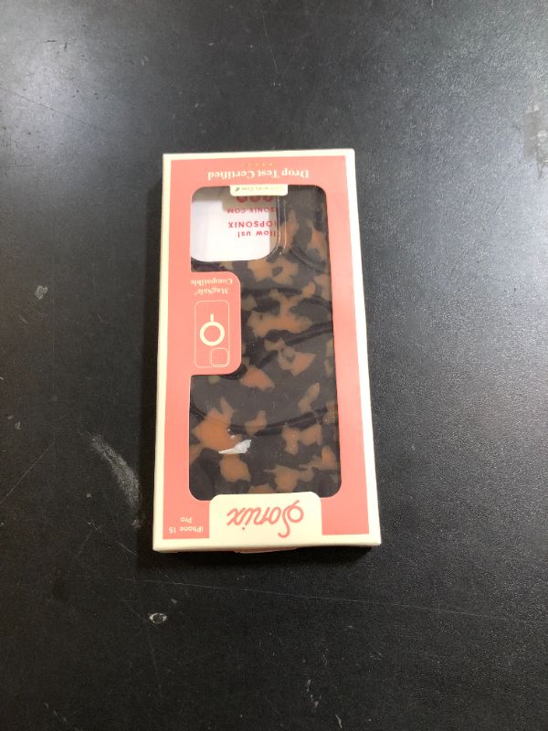 Photo 1 of Sonix Case for iPhone 15 Pro | Compatible with MagSafe | 10ft Drop Tested | Tortoise Shell | Brown Tort