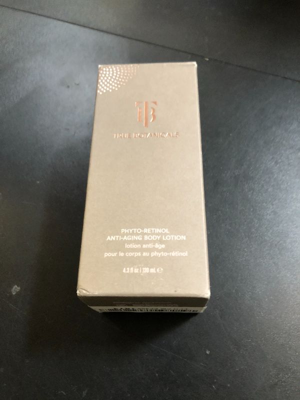 Photo 1 of True Botanicals Phyto Retinol Anti-Aging Body Lotion | Targets Fine Lines, Wrinkles, Crepey Skin | Rosehip Oil & Peptilium | Dermatologist Tested, All Natural, Vegan | 4.3 oz | 127 ml