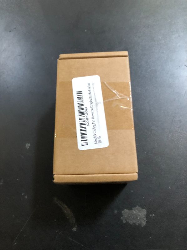 Photo 1 of Ceiling Fan Downrod Coupler,1.3'' Diameter and 2'' Height with Safety Clip?Brushed Nickel downrod coupler fits most Indoor Outdoor ceiling fans
