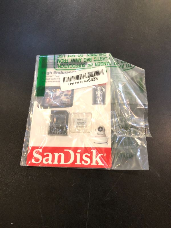 Photo 1 of SanDisk 128GB High Endurance Video MicroSDXC Card with Adapter for Dash Cam and Home Monitoring systems - C10, U3, V30, 4K UHD, Micro SD Card - SDSQQNR-128G-GN6IA