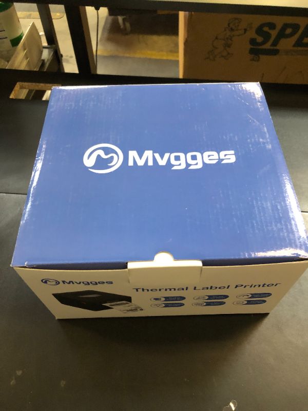 Photo 1 of Mvgges Shipping Label Printer Bluetooth, 4X6 Thermal Label Printer for Shipping Packages, Support Windows, Mac, iOS, Android, Used for Amazon, Ebay, UPS, USPS, Shopify