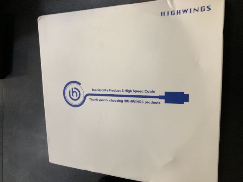 Photo 1 of Highwings HDMI Cable 15 FT Long, 4K 8K 10K HDMI 2.1 Cord Ultra High Speed [in-Wall CL3 Rated, 8K@60Hz 4K@120Hz Video 48Gbps], Fit, Durable, Flexible, eARC, HDCP, Compatible for Ethernet SoundBar