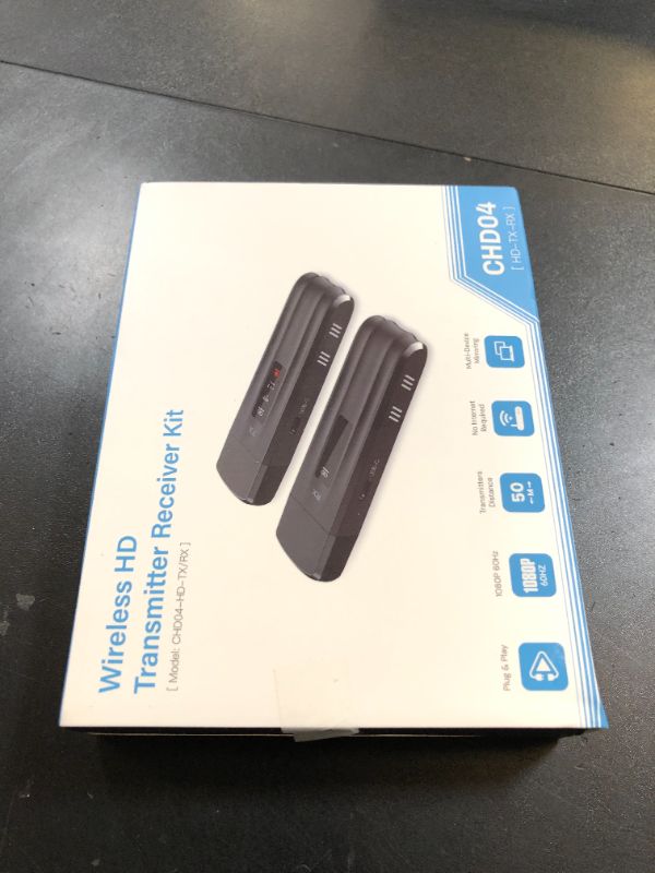 Photo 1 of Wireless HDMI Transmitter and Receiver,2025 Upgraded LED Display,4K Decode & 1080P Output,Plug and Play Portable 2.4G/5G Wireless HDMI Extender,Compatible with PC/Laptop/Camera/HDTV/Projector/TV Box