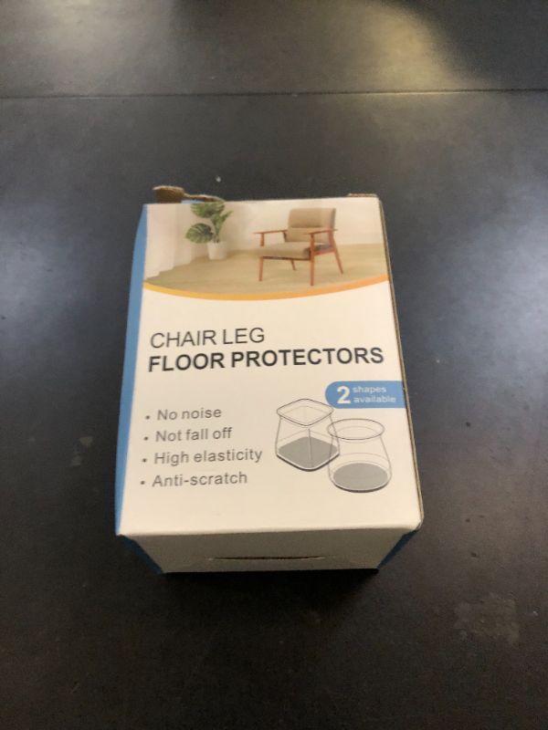 Photo 1 of 16 Pcs Chair Leg Protectors for Hardwood Floors, Silicone Felt Furniture Pads Non Slip, Free Moving Table Leg Covers, Stool Leg Protectors Caps (Large fit : 1.3'' - 2'')