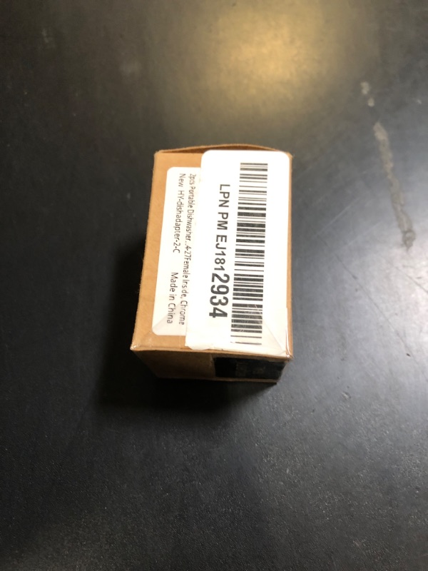Photo 1 of Hygie Rinse 2pcs Portable Dishwasher Faucet Adapter, Kitchen Sink Faucet Adapter Connection for Dishwasher, Can Be Used As Faucet Aerator, 15/16-27 Male Outside and 55/64-27 Female Inside, Chrome
