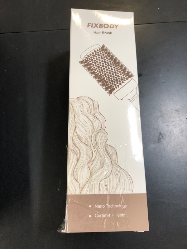Photo 1 of FIXBODY Boar Bristles Round Hair Brush