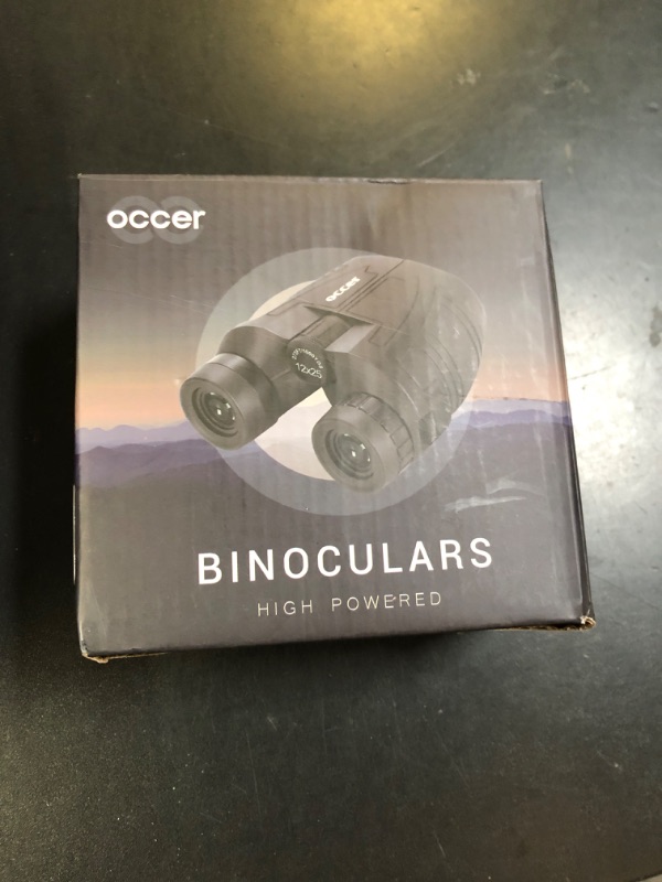 Photo 1 of Occer 12x25 Compact Binoculars for Adults and Kids, Large Eyepiece Waterproof Binocular with Low Light Vision,High Powered Easy Focus Binoculars for Bird Watching,Outdoor Hunting,Travel,Sightseeing