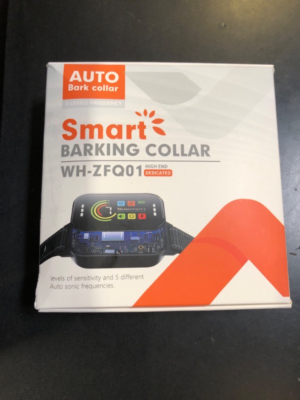 Photo 1 of Pituau Dog Bark Collar 2 Pack,Bark Collar for Large Medium Small Dogs 8-130lbs,AUTO Barking Collar,Bark Training Collar with 7 Adjustable Sensitivity