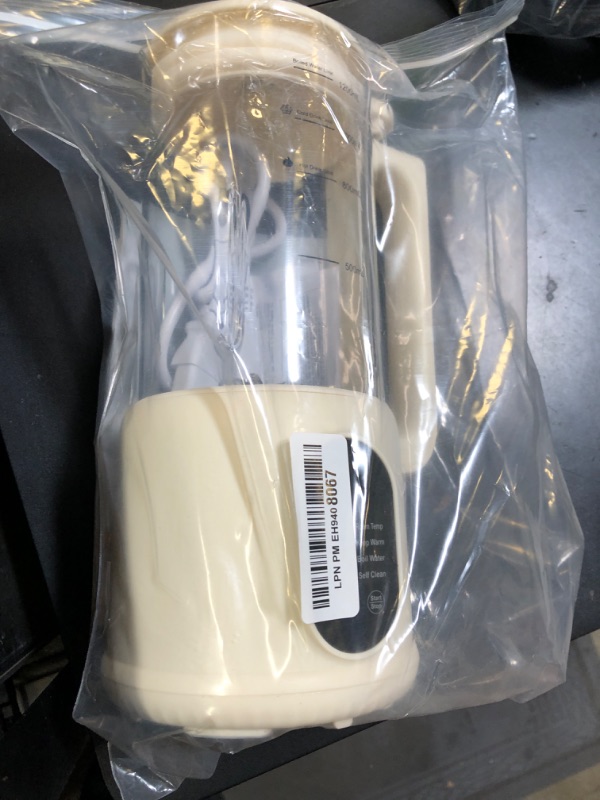 Photo 1 of Nut Milk Maker, 8 in 1 Homemade Automatic Plant-Based Milk, Soy Milk, Almond Milk, Oat Milk, Coconut Milk & More, Multifunctional/12 Hours Timer/Auto-Clean/Room Temp/Keep Warm/Boil/Room Temp/Low-Noise