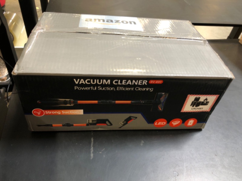 Photo 1 of whall Cordless Vacuum Cleaner, Upgraded Strong Suction Brushless Motor Cordless Stick Vacuum Cleaner, Lightweight Handheld Vacuum for Home Pet Hair Carpet Hard Floor, up to 55mins Runtime,Blue