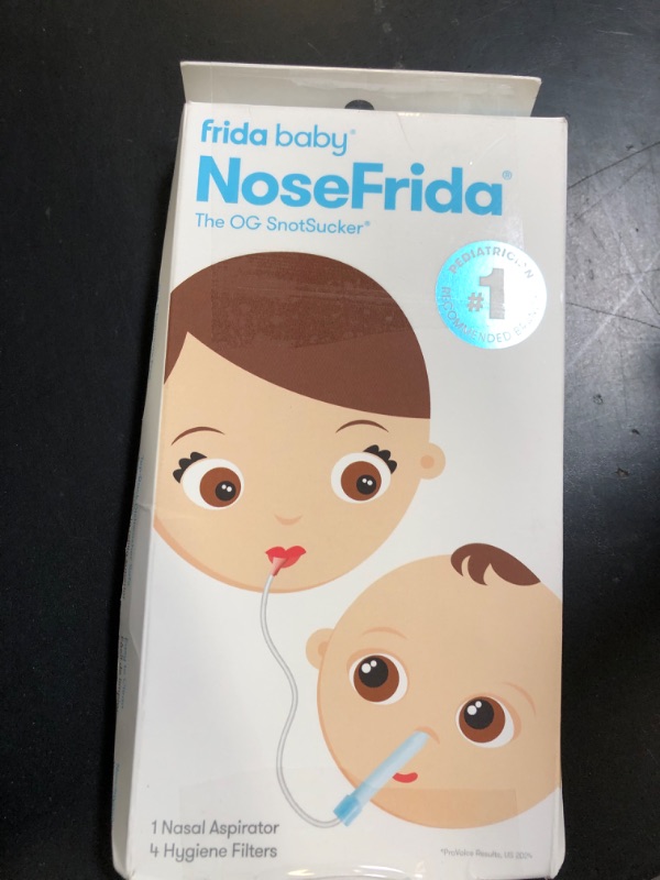 Photo 1 of Frida Baby NoseFrida SnotSucker for Baby, Nasal Aspirator for Baby, Nose Sucker Nasal Aspirator for Allergy Relief + Congestion Relief, FSA/HSA Eligible