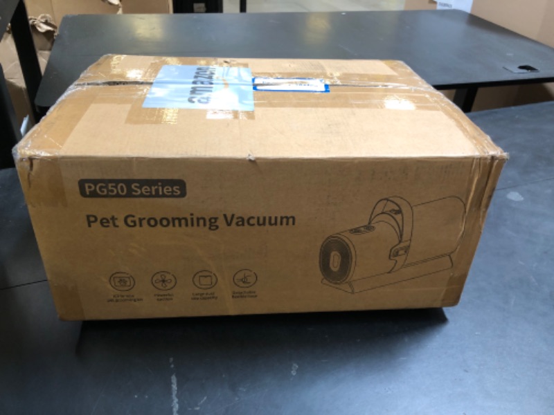Photo 1 of Dog Grooming Vacuum, Pet Grooming Kit, Dog Clipper Nail Trimmer Grinder, 2.5L Dust Cup 7 Grooming Tools 11000Pa Dog Vacuum for Shedding Grooming, Pet Grooming Vacuum for Dogs, Home Cleaning, PG50 Plus