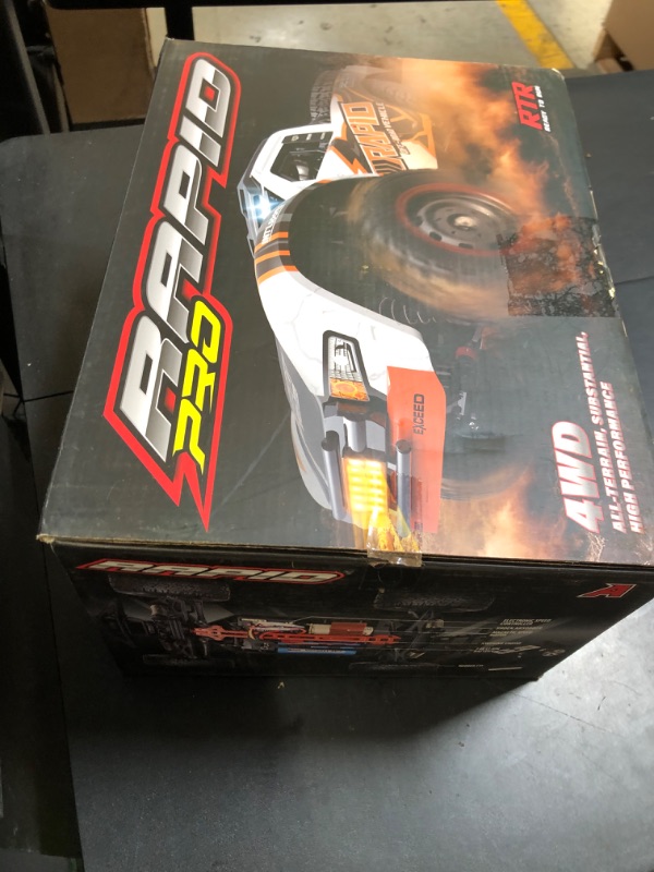 Photo 1 of Yidedraw RC Cars 1:14 RC Truck 30 MPH 4WD Remote Control Car All Terrain Trophy Car for Adults Boys Toys Fast Off-Road RC Buggy Big Short Course Monster Truck with 2 Batteries (RTR)