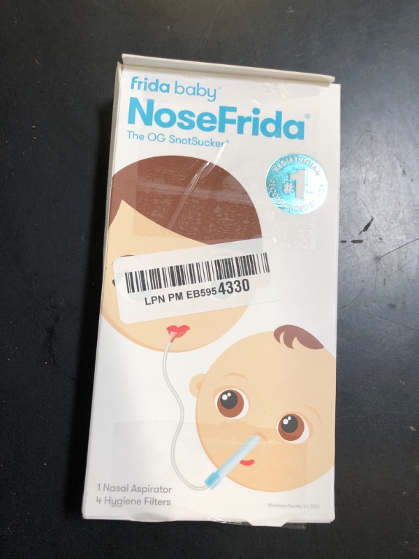 Photo 1 of Frida Baby NoseFrida SnotSucker for Baby, Nasal Aspirator for Baby, Nose Sucker Nasal Aspirator for Allergy Relief + Congestion Relief, FSA/HSA Eligible