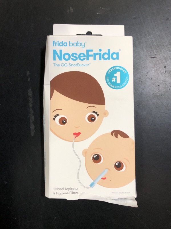 Photo 1 of Frida Baby NoseFrida SnotSucker for Baby, Nasal Aspirator for Baby, Nose Sucker Nasal Aspirator for Allergy Relief + Congestion Relief, FSA/HSA Eligible