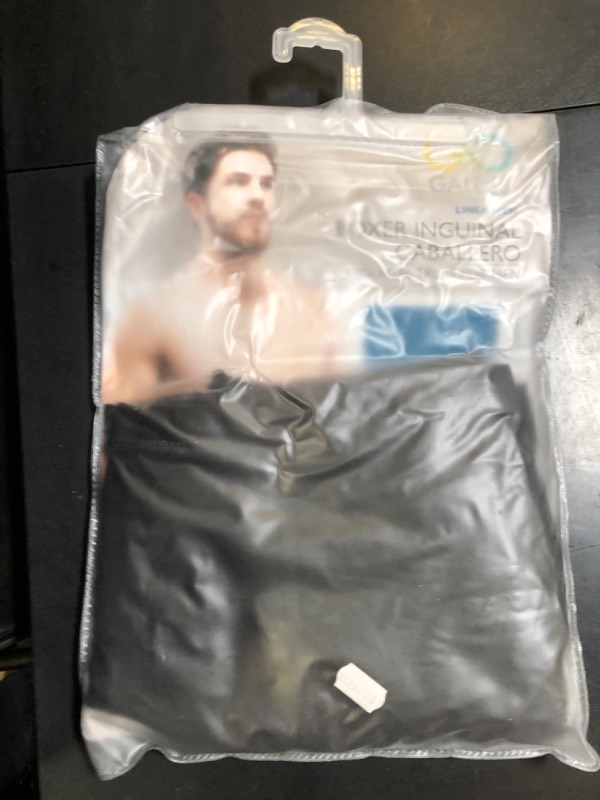 Photo 1 of Inguinal Hernia Support Belt Invisible Underpants Compression Garment Truss Galess (Black, M)