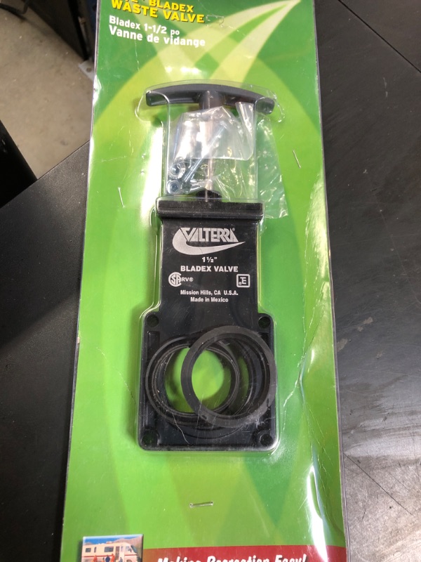 Photo 1 of Valterra T1001VP Bladex 1-1/2" Waste Valve Body , Black