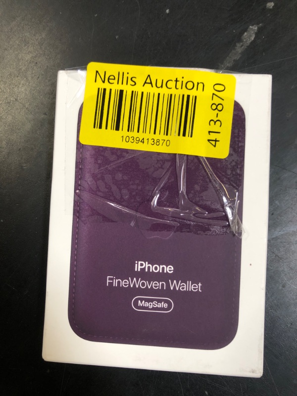 Photo 1 of Apple iPhone FineWoven Wallet with MagSafe - Blackberry ???????