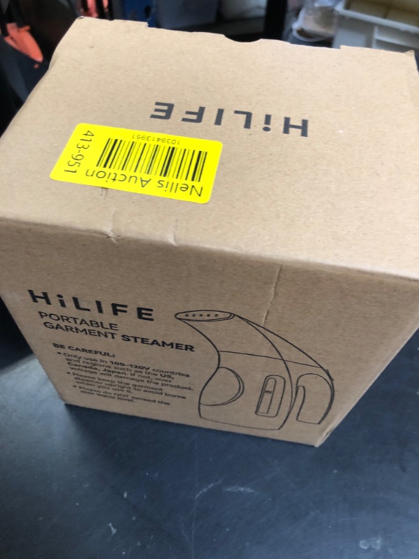 Photo 1 of HiLIFE Steamer for Clothes, Portable Handheld Design, 240ml Big Capacity, 700W, Strong Penetrating Steam, Removes Wrinkle, for Home, Office(ONLY FOR 120V)