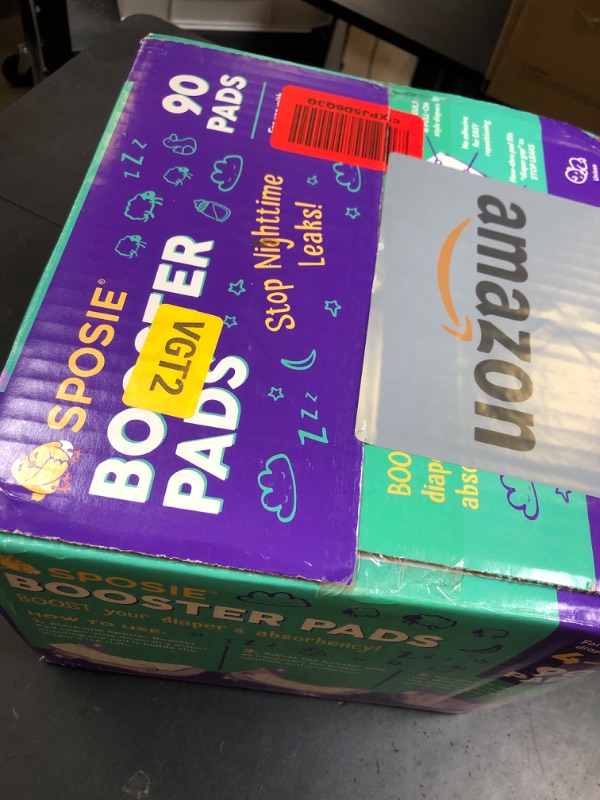 Photo 1 of Sposie Overnight Diaper Booster Pads, 90 ct, No Adhesive for Easy Repositioning, Helps Stops Nighttime Leaks, Fits Diaper Sizes 4-6