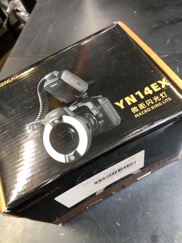 Photo 1 of Yongnuo YN-14EX TTL LED Macro Ring Flash Light for Canon