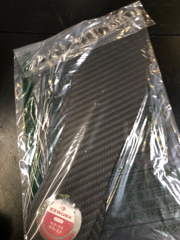 Photo 1 of Carbon Fiber Insoles, Carbon Fiber Foot Plate 1 Pair Rigid Shoe Insert Support Turf Toe, Foot Fractures, Morton Extension, Hallux Rigidus and Limitus - Alternative to Post Op Shoe