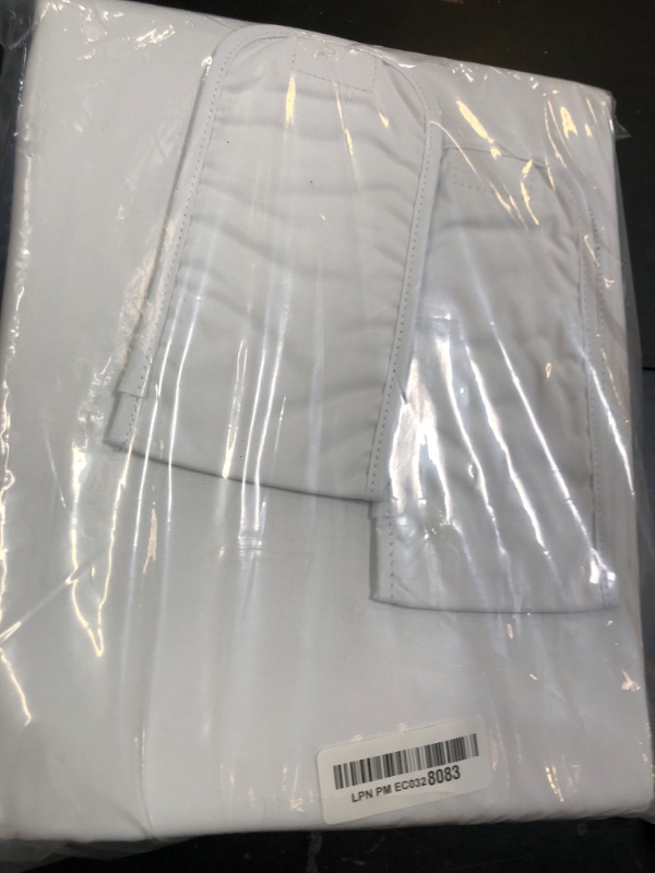Photo 1 of Amazon Basics Room Darkening Blackout Window Curtains with Back Tab Hanging Loops - 52" x 84", White