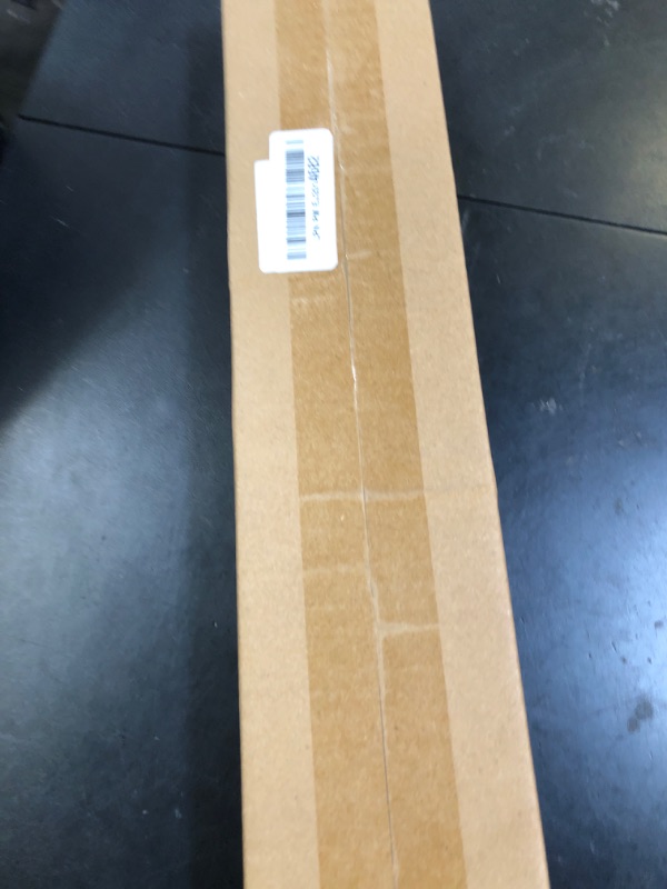 Photo 1 of SMODBRODRE Curtain Rods for Window 32 and 48, Black 5/8 inch Splicing Single Window Curtain Rod Set with Brackets