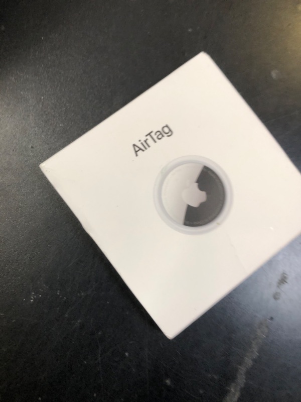 Photo 1 of Apple AirTag. Keep Track of and find Your Keys, Wallet, Luggage, Backpack, and More. Simple one-tap Set up with iPhone or iPad
