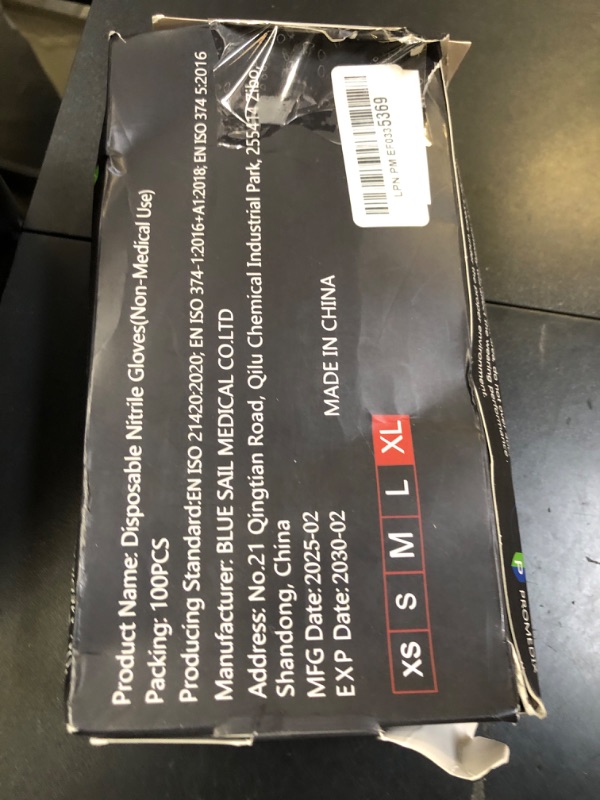 Photo 1 of PROMEDIX P Nitrile Gloves, 4mil-100 Count, Gloves Disposable Latex Free, Disposable Gloves for Cooking,Household,Food safe