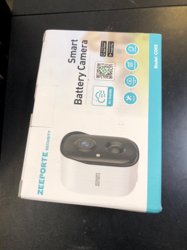 Photo 1 of Security Cameras Wireless Outdoor, 2K Battery Powered Indoor Camera/WiFi Camera for Home Security with AI Motion Detection, Color Night Vision, Spotlight, Siren, Waterproof, SD/Cloud Storage