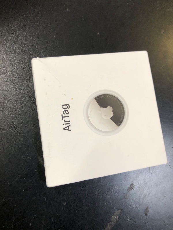 Photo 1 of Apple AirTag. Keep Track of and find Your Keys, Wallet, Luggage, Backpack, and More. Simple one-tap Set up with iPhone or iPad