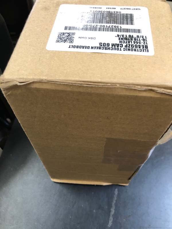 Photo 1 of SCHLAGE BE469ZP CAM 605 Connect Smart Deadbolt With Alarm Inbuilt Camelot Trim In Bright Brass