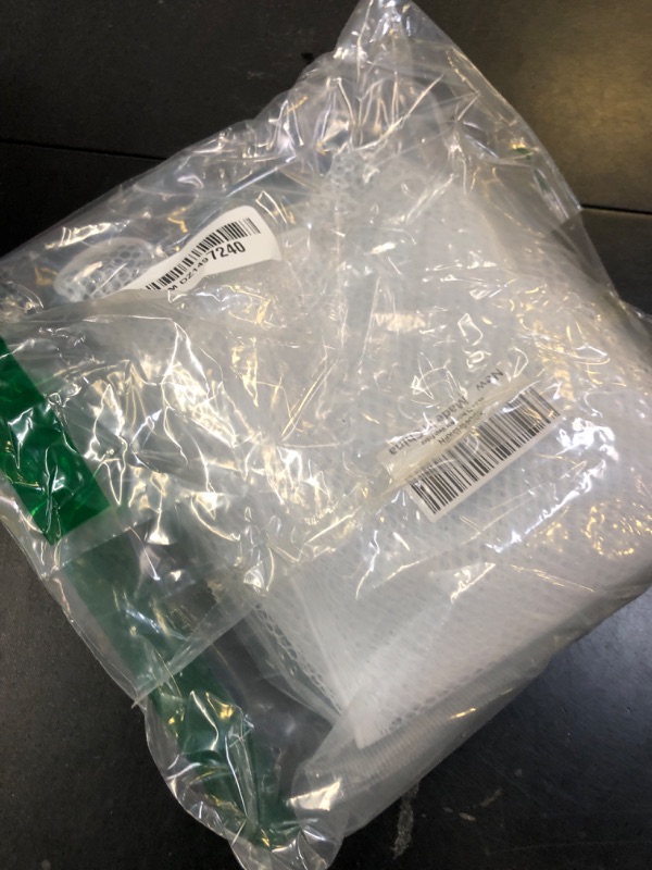 Photo 1 of 29.5 x 59 Inch White Mesh Fabric Slightly Stretchy for Sewing Projects, Shopping Bag, Backpack Pocket and Straps and Netting Clothes