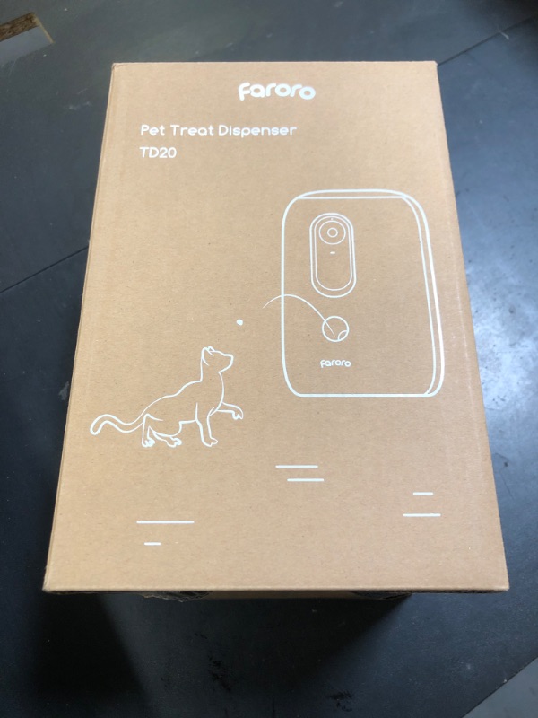 Photo 1 of faroro 2K Pet Camera with Treat Dispenser, 5G WiFi Dog Camera with Speaker, Phone App, 2-Way Audio, Night Vision, Motion Alerts for Treat Tossing and Monitoring Your Pet Remotely
