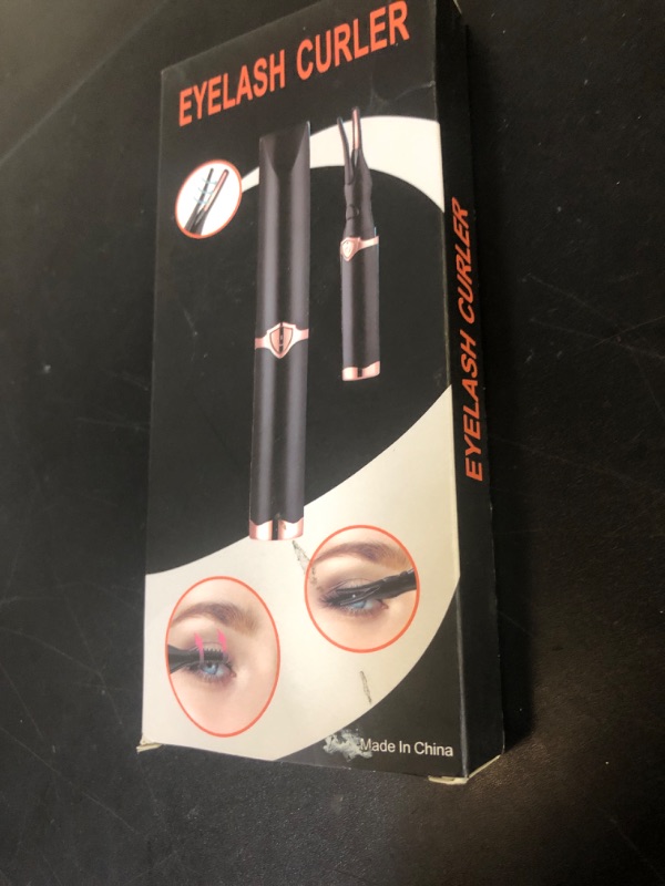 Photo 1 of Heated Eyelash Curler - Fast Heat up in 8s - 3 Heat Modes with USB Rechargeable - Electric Eyelash Curler - Natural Curling 24 Hours Long Lasting, Anti-Burn Eyelid, Black AB