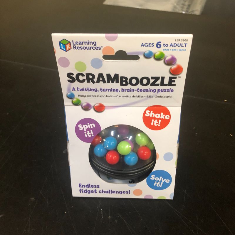 Photo 1 of Learning Resources Scramboozle Puzzle Ball - 3D Brain Teasers and Puzzle Games for Kids and Adults, Puzzle Sort Ball Game, Easter Basket Stuffers For Teens, Ages 6+