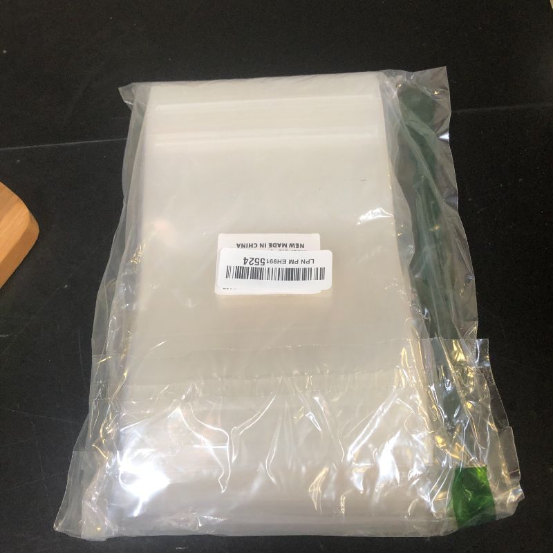Photo 1 of 100 Pcs Resealable Bags,5.9" x 8.7"Clear Stand Up Food Bags,Zip Lock Food Storage Bags for Packaging Products,Herbs,Snack,Tea,Spices,Pet Food and Soaps