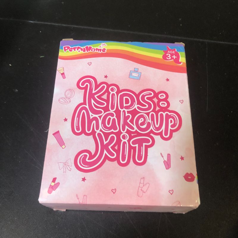Photo 1 of PERRYHOME Cute Kids Makeup Set Unicorn Washable Makeup Kit for Girls 3-12 with Mini Coin Purse - Real Cosmetic Non-Toxic Toddler Makeup Kit-Unicorn Toys for Girl - Birthday Unicorn Gift?Pink?