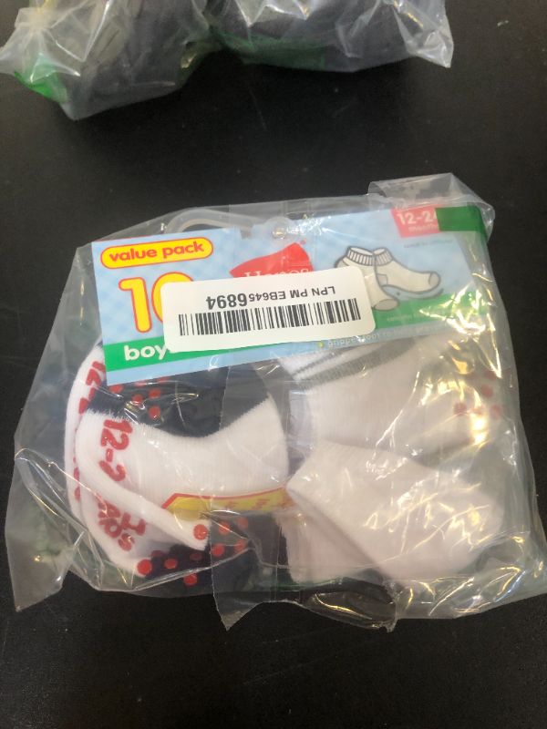 Photo 1 of Hanes baby boys Lightweight Ez Sort Ankle Socks, 10-pair Pack Socks, Assorted, 12-24 Months US