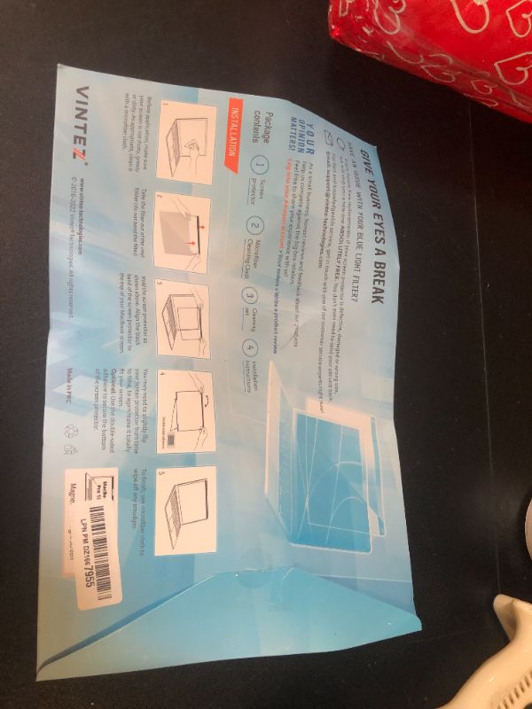 Photo 1 of VINTEZ Magnetic Blue Light Screen Protector Compatible With MacBook Pro 13" 2016, 2017, 2018, 2019, 2020, 2021, 2022, 2023, M1, M2 Anti Blue Light Blocking Filter for Laptop