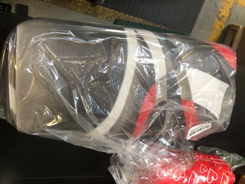 Photo 1 of Kitchen Mats for Floor red Kitchen Rugs Modern Abstract Circle Anti Fatigue Kitchen Mats Waterproof Floor Mats Cushioned Non-Skid Standing Mats for Laundry, Office, Set of 2,17.3 x 28+17.3 x 47 Inch