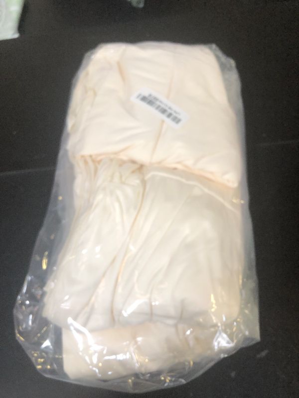 Photo 1 of 10x10ft Wrinkle Free Ivory Backdrop Curtain for Parties Soft Fabric Drapes Wedding Ivory Curtain Backdrop for Birthday Party Decorations Background for Photography 5x10ft,2 Panels