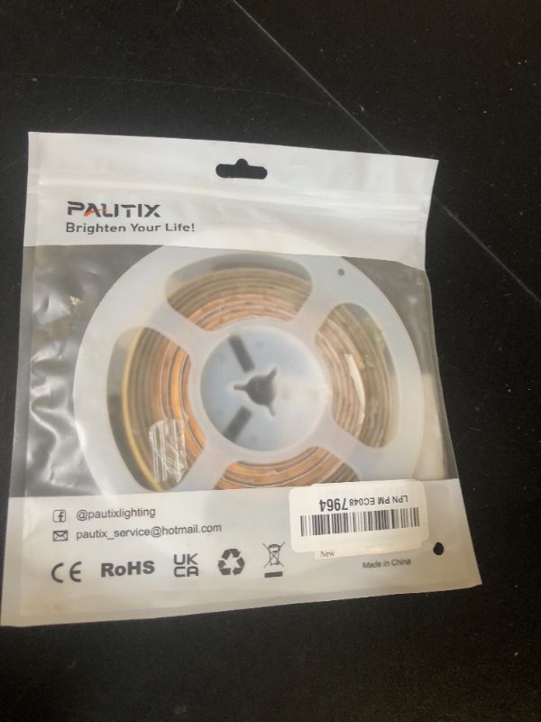 Photo 1 of PAUTIX COB LED Strip Light IP65 Waterproof CRI90+,20ft/6.1m 5000K Natural White 3087LEDs High Lumen Super Bright 24V Tape Light for Home Kitchen Office DIY Lighting Project(Power Supply Not Included)
