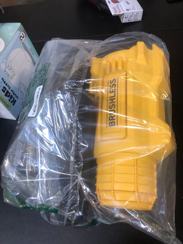 Photo 1 of Nelhalt 20V Cordless Leaf Blower, Turbo Boost 600 CFM/125 MPH Compatible with DeWALT 20V Max Battery, Brushless Motor, Ergonomic 3.6LBS for Driveway & Yard, Tool Only