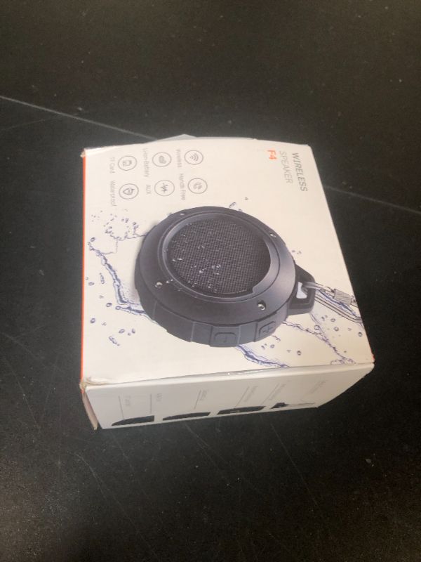 Photo 1 of Kunodi Outdoor Waterproof Bluetooth Speaker, Wireless Portable Mini Shower Travel Speaker with Subwoofer, Enhanced Bass, Built in Mic for Sports, Pool, Beach, Hiking, Camping