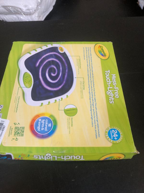 Photo 1 of Crayola Toddler Touch Lights, Musical Sensory Toys for Toddlers, Light Up Drawing Pad, Mess Free Painting, Travel Activity, Gift for Toddlers, 2+