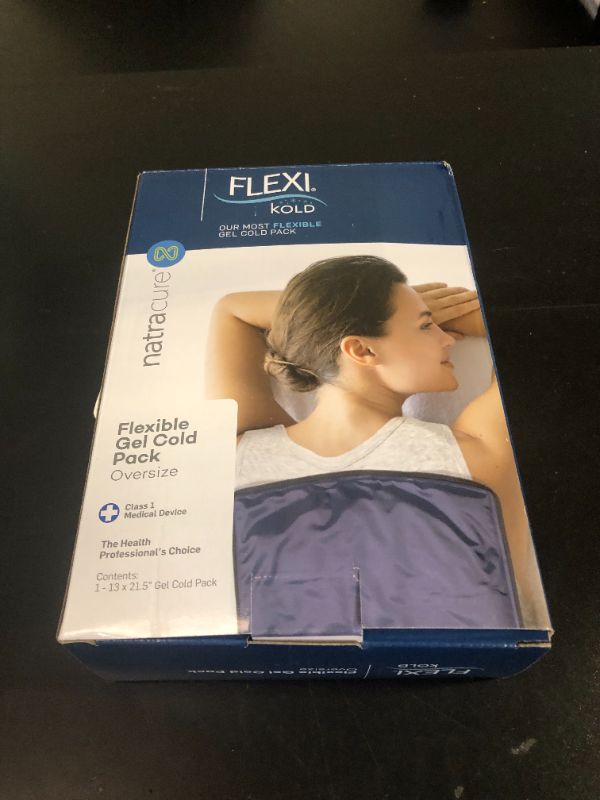 Photo 1 of FlexiKold Extra Large Gel Soft Flexible Ice Pack for Injuries – Ice Compress, Ice Pad, & Flat Ice Wrap for Post Surgery for Injuries of Shoulder, HIPS & Full Back – XL – Oversize 13” x 21.5”