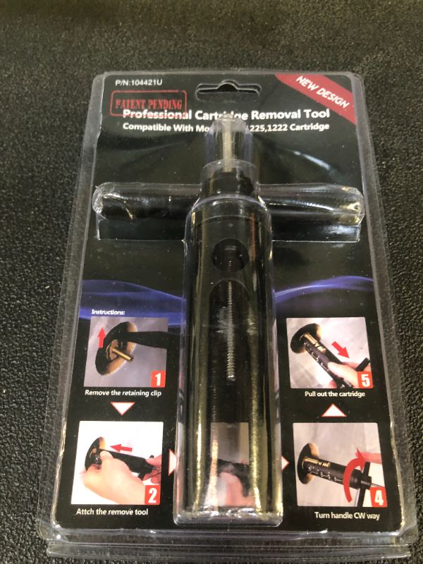 Photo 1 of 104421U Cartridge Puller for Moen Tub/Shower Posi-Temp Pressure Balanced Shower Cartridges 1200, 1222 & 1225 Series, Replacement for 104421 Moen Cartridge Removal Tool
