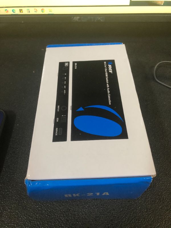Photo 1 of OREI 8K HDMI 2.1 Switch 4K@120hz Switcher 2 in 1 Out, with Audio Extraction 48Gbps Bandwidth, Ideal for Gaming and Streaming (BK-21A)